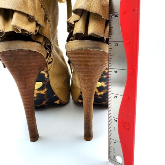 Betsey Johnson LIZZZY Open-Toe Boot S951A - Picture 5 of 8